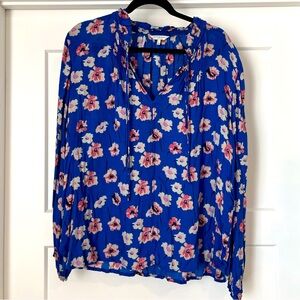 Lucky Brand floral blouse